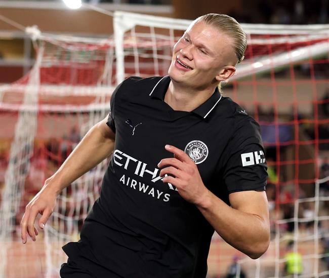Erling Haaland lập cú đúp, Man City vẫn không thể thắng Monaco 3