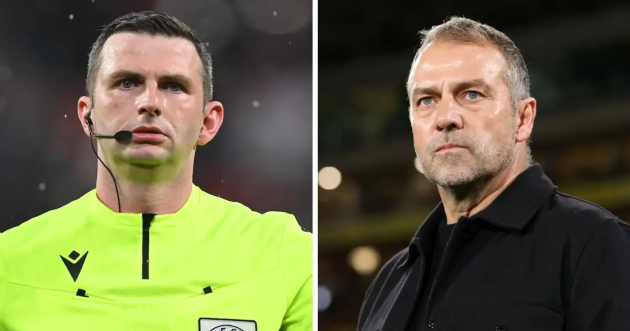 Trong tai Michael Oliver bat chinh tran Barca vs PSG.