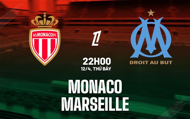 Phân tích, dự đoán trận đấu Monaco vs Marseille (22h00 ngày 124) 1