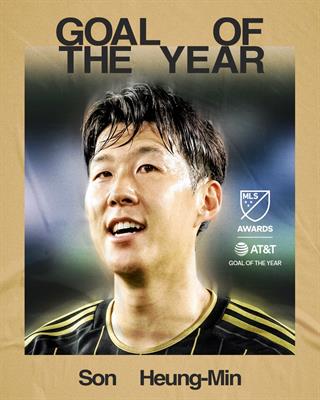 Son Heung-min ẵm giải bàn thắng đẹp nhất năm của MLS 1